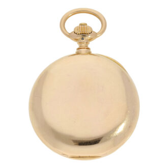 German 18K rose gold hunting cased precision watch Circa 1897 German 18K rose gold hunting cased precision watch Circa 1897