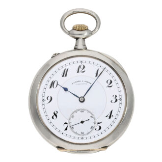 Very large German silver open faced lever pocket watch Circa 1911 Very large German silver open faced lever pocket watch Circa 1911
