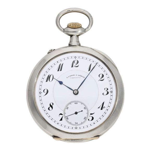 Very large German silver open faced lever pocket watch Circa 1911 Very large German silver open faced lever pocket watch Circa 1911