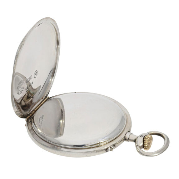 Very large German silver open faced lever pocket watch Circa 1911 Very large German silver open faced lever pocket watch Circa 1911