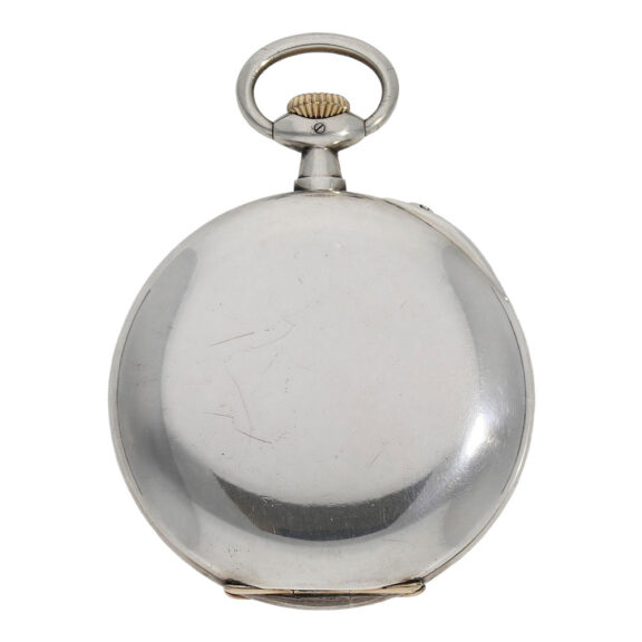 Very large German silver open faced lever pocket watch Circa 1911 Very large German silver open faced lever pocket watch Circa 1911