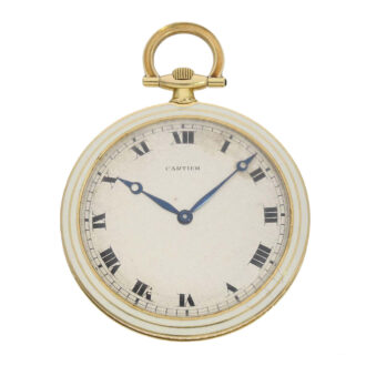 Swiss gold and enamel Art Deco lever dress watch Circa 1920