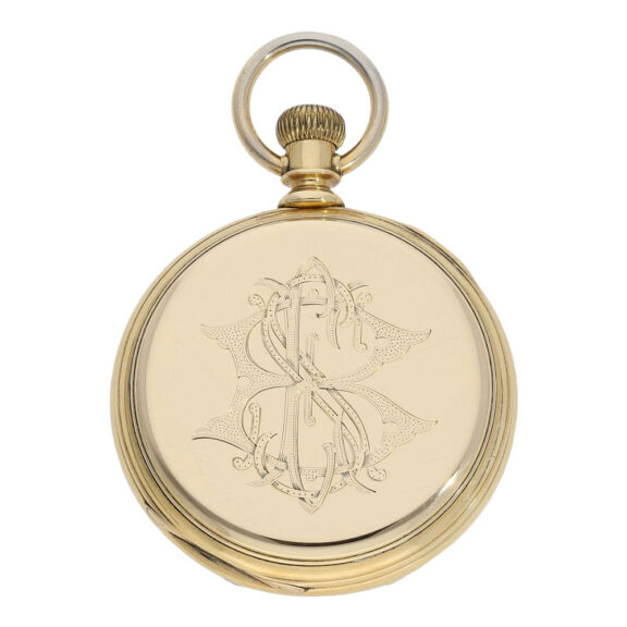 Swiss 18K gold open faced ankerchronometer Circa 1877 Swiss 18K gold open faced ankerchronometer Circa 1877
