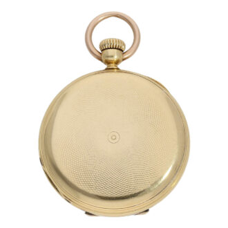 Very early Swiss 18K gold hunting cased lever watch Circa 1865