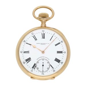 Swiss 18K gold open faced ankerchronometer Circa 1908