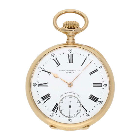 Swiss 18K gold open faced ankerchronometer Circa 1908