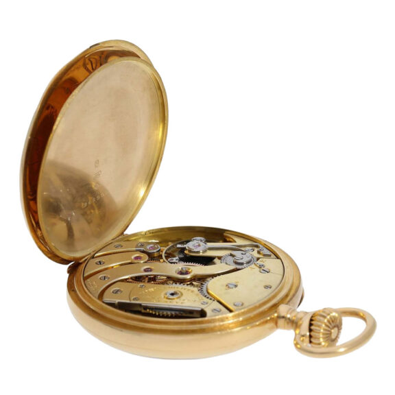 Swiss 18K gold open faced ankerchronometer Circa 1908 Swiss 18K gold open faced ankerchronometer Circa 1908