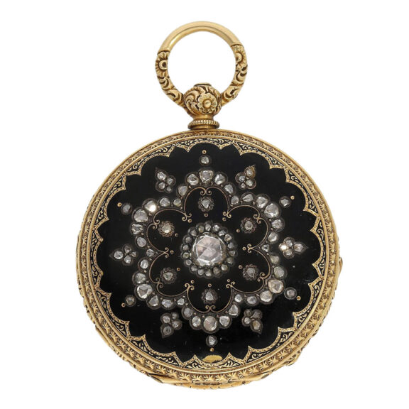 Swiss 18K gold lever made for the Indian market Circa 1870 Swiss 18K gold lever made for the Indian market Circa 1870