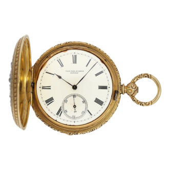 Swiss 18K gold lever made for the Indian market Circa 1870 Swiss 18K gold lever made for the Indian market Circa 1870