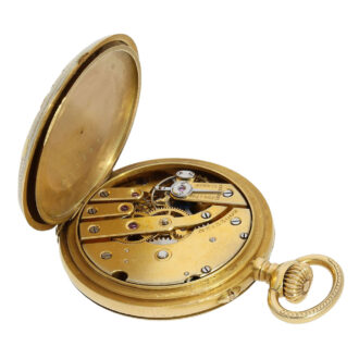 Very fine Swiss 18K gold Belle Epoque lever watch Circa 1910 Very fine Swiss 18K gold Belle Epoque lever watch Circa 1910