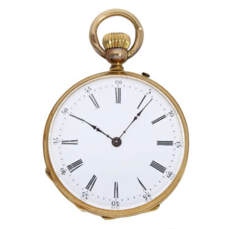 Rare Swiss cylinder watch made for the Arabic market Circa 1870