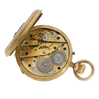 Rare Swiss cylinder watch made for the Arabic market Circa 1870