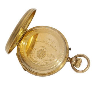 Rare Swiss cylinder watch made for the Arabic market Circa 1870
