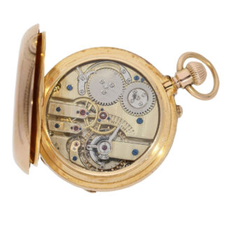 Early Swiss rose gold complicated lever watch Circa 1875