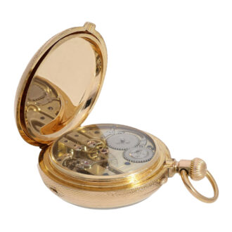 Early Swiss rose gold complicated lever watch Circa 1875