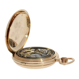Swiss rose gold lever made for the Russian market Circa 1900