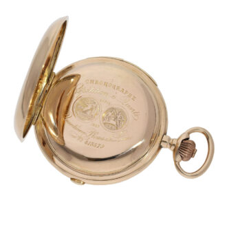 Swiss rose gold lever made for the Russian market Circa 1900