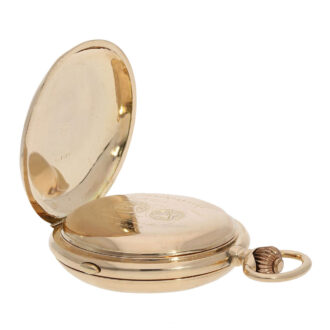 Swiss rose gold lever made for the Russian market Circa 1900