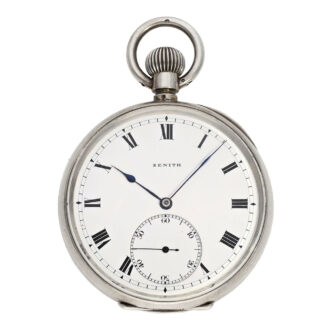 Very rare Swiss silver open faced deck chromometer Circa 1907