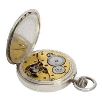 Very rare Swiss silver open faced deck chromometer Circa 1907