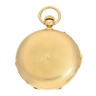 Swiss gold half-quarter repeating chronometer Circa 1865