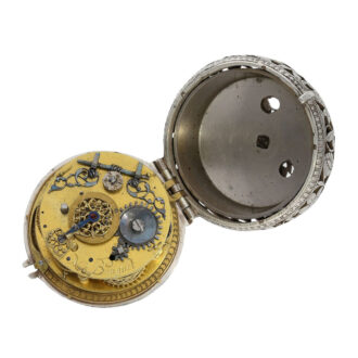 Early English silver verge pendant watch with alarm Circa 1630-1690