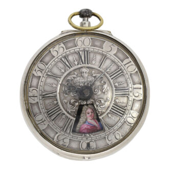 One of the earliest English silver verge automatons circa 1700