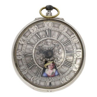 One of the earliest English silver verge automatons circa 1700