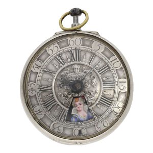 One of the earliest English silver verge automatons circa 1700