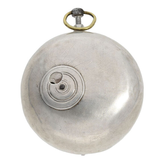 One of the earliest English silver verge automatons circa 1700 One of the earliest English silver verge automatons circa 1700