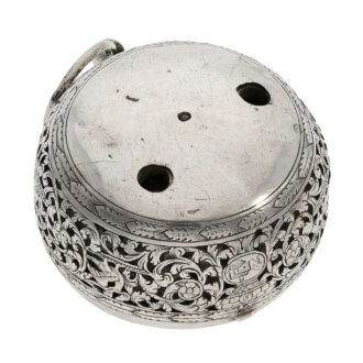 English silver pair cased single-handed verge with alarm Circa 1690
