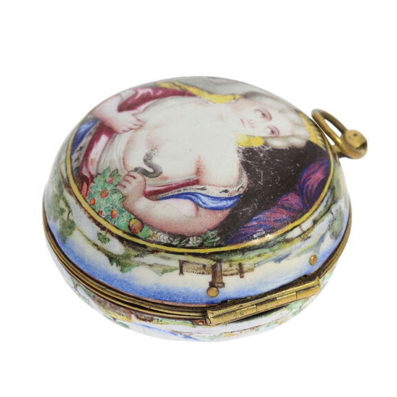 Important, early French enamel oignon watch Circa 1688-1695 Important, early French enamel oignon watch Circa 1688-1695