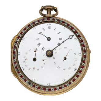 Very rare English brass astronomical verge coach clock Circa 1780