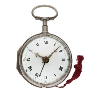 German quarter repeating eight-day coach clock with alarm Circa 1750