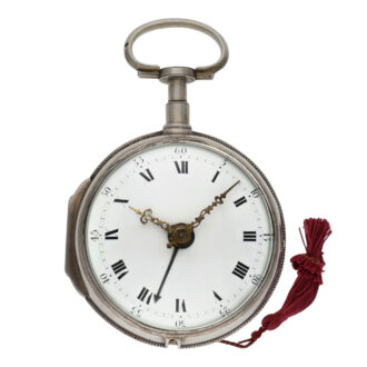 German quarter repeating eight-day coach clock with alarm Circa 1750