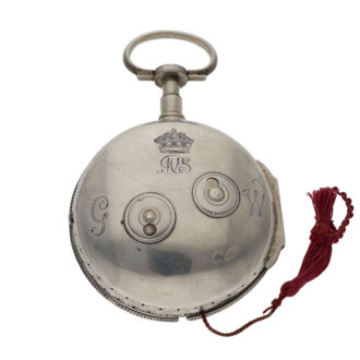 German quarter repeating eight-day coach clock with alarm Circa 1750