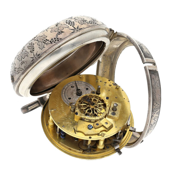 German grande sonnerie repeating coach clock with alarm Circa 1750 German grande sonnerie repeating coach clock with alarm Circa 1750