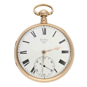 Heavy English rose gold repeating chronometer Circa 1814