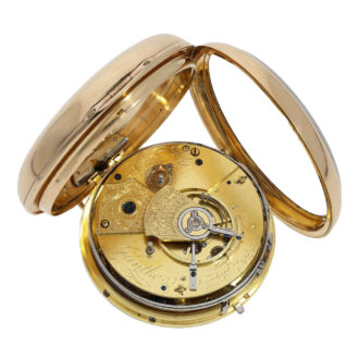 Heavy English rose gold repeating chronometer Circa 1814