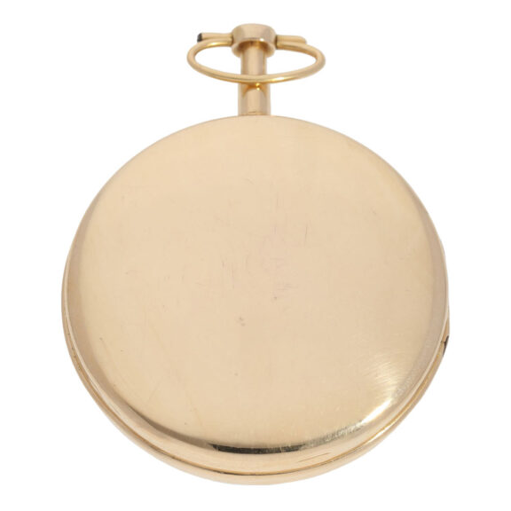 Swiss rose gold quarter repeating center seconds watch Circa 1790 Swiss rose gold quarter repeating center seconds watch Circa 1790