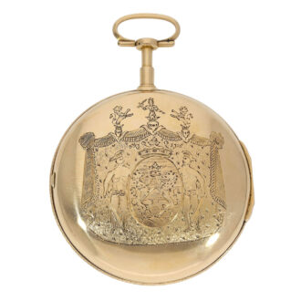 Swiss gold astronomical verge with perpetual calendar Circa 1790