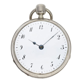 French silver repeating musical cylinder watch Circa 1817-1824