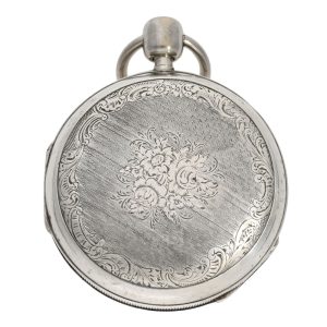 French silver repeating musical cylinder watch Circa 1817-1824