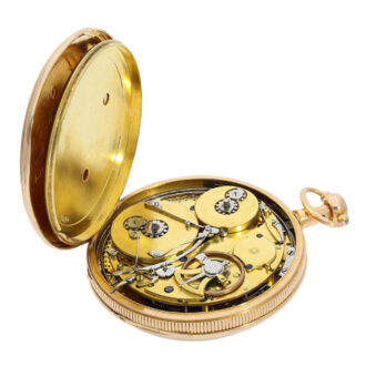 Historically interesting Swiss rose gold repeating musical watch Circa 1820 Historically interesting Swiss rose gold repeating musical watch Circa 1820