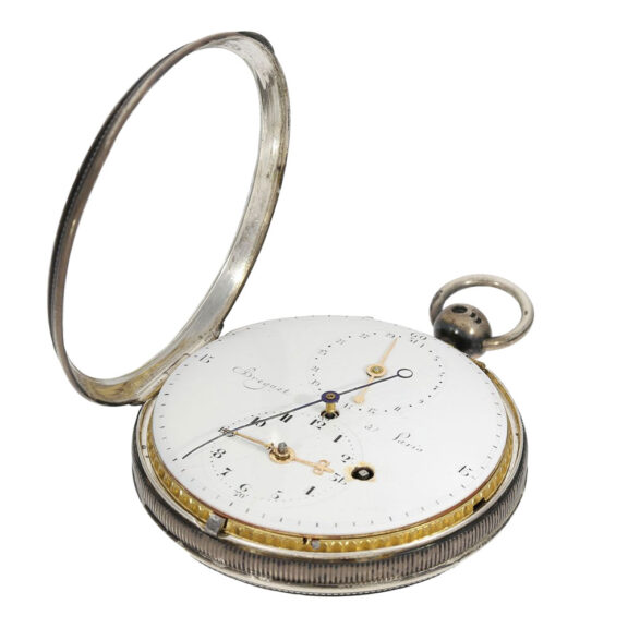 Early French silver jumping centre seconds deck watch Circa 1810 Early French silver jumping centre seconds deck watch Circa 1810