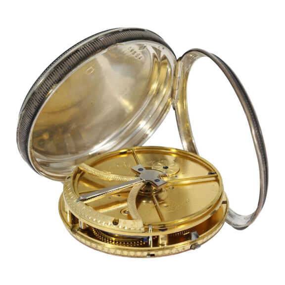Early French silver jumping centre seconds deck watch Circa 1810 Early French silver jumping centre seconds deck watch Circa 1810