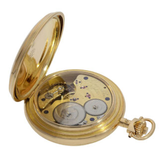 German gold ankerchronometer in Patentrücker version Circa 1881