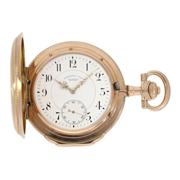 German 14K rose gold lever precision watch Circa 1910 German 14K rose gold lever precision watch Circa 1910