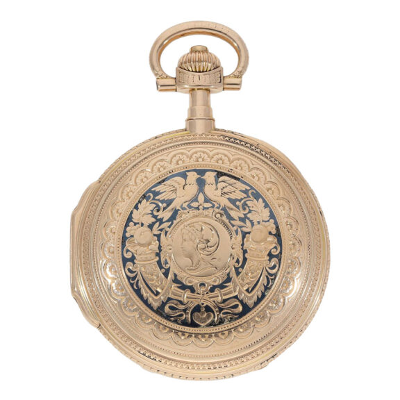 German 14K rose gold lever precision watch Circa 1910