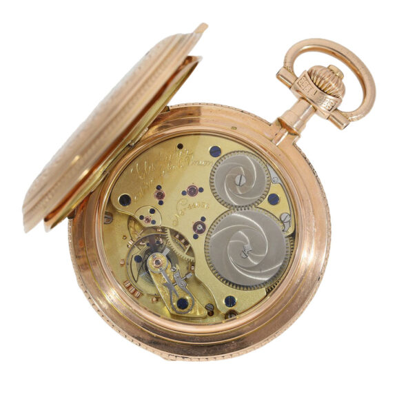 German 14K rose gold lever precision watch Circa 1910 German 14K rose gold lever precision watch Circa 1910